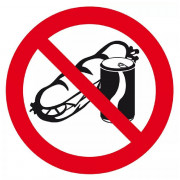 Signal Sandwich et Boissons Interdits – Hygiène et Sécurité – Panneau Rigide Conforme ISO 7010