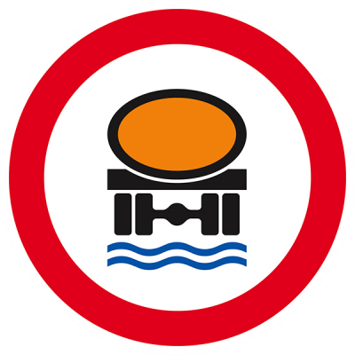 Signaux d'interdiction "Interdit aux transports de produits de nature à polluer les eaux"