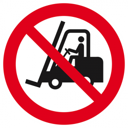 Signaux d'interdiction "Interdit aux véhicules industriels"