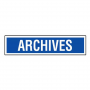 Panneau Archives – Identification de Zone – Résistant Intérieur/Extérieur