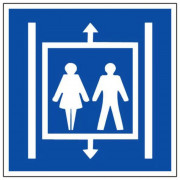 Panneau Ascenseur – Signalisation Claire – Résistant Intérieur/Extérieur