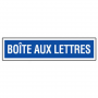 Panneau Boîte Aux Lettres – Signalisation Durable – Plastique Rigide Anti-UV