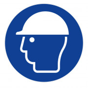 Panneau Casque de Protection Obligatoire – Signal EPI Sécurité – Haute Visibilité et Conforme