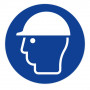 Panneau Casque de Protection Obligatoire – Signal EPI Sécurité – Haute Visibilité et Conforme
