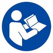 Panneau Consulter Le Manuel – Sécurité Opérationnelle – Signalisation Normée