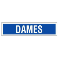 Panneau Dames – Signalisation Sanitaire Durable – Plastique Rigide Anti-UV Panneau Dames – Signalisation Sanitaire Durable – Plastique Rigide Anti-UV