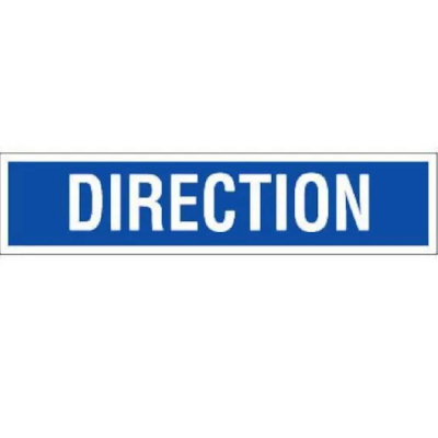 Panneau Direction – Signalisation d’Orientation Durable – Plastique Rigide Anti-UV