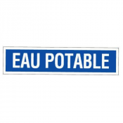 Panneau Eau Potable – Signalisation Hygiène Durable – Plastique Rigide Anti-UV
