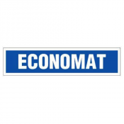 Panneau Économat – Signalisation de Stockage Durable – Plastique Rigide Anti-UV