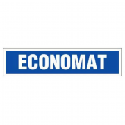Panneau Économat – Signalisation de Stockage Durable – Plastique Rigide Anti-UV