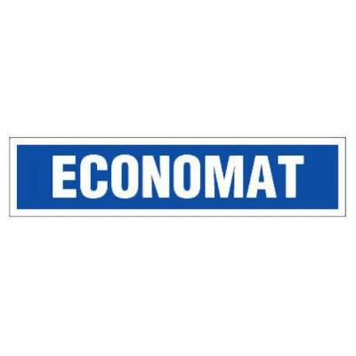 Panneau Économat – Signalisation de Stockage Durable – Plastique Rigide Anti-UV