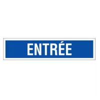 Panneau Entrée – Signalisation d’Accès Durable – Plastique Rigide Anti-UV Panneau Entrée – Signalisation d’Accès Durable – Plastique Rigide Anti-UV
