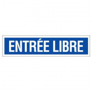 Panneau Entrée – Signalisation d’Accès Durable – Plastique Rigide Anti-UV