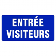 Panneau Entrée Visiteurs – Signalétique d’Accueil – Durable & Visible
