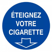 Panneau Éteignez Votre Cigarette – Sécurité Incendie – Haute Visibilité
