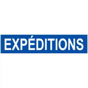 Panneau Expéditions – Signalisation Logistique Durable – Plastique Rigide Anti-UV