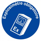 Panneau Explosimètre Obligatoire – Sécurité ATEX – Haute Visibilité