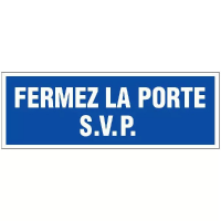 Panneau Fermez la Porte S.V.P. – Signalisation d’Hygiène Durable – Plastique Rigide Anti-UV Panneau Fermez la Porte S.V.P. – Signalisation d’Hygiène Durable – Plastique Rigide Anti-UV
