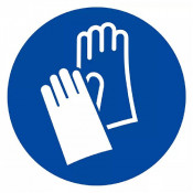 Panneau Gants de Protection Obligatoires – Sécurité EPI – Haute Visibilité