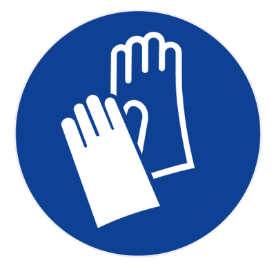 Panneau Gants de Protection Obligatoires – Signal EPI Sécurité – Conforme ISO 7010