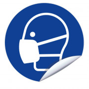 Panneau Masque Obligatoire – Signal Hygiène et Sécurité – Conforme ISO 7010