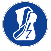 Panneau Obligation De Porter Des Chaussures Isolantes – Signalétique Sécurité – Conforme ISO 7010