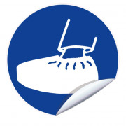 Panneau Obligation de Porter des Sur-chaussures – Signal d’Obligation Hygiène et Sécurité – Conforme