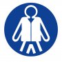 Panneau Obligation De Porter Un Gilet De Sauvetage – Signalétique Sécurité – Conforme ISO 7010