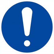 Panneau Obligation Signal Général – Sécurité Travail – Haute Visibilité