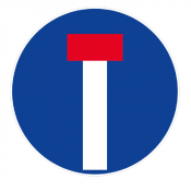 Panneau Parcours Voie Sans Issue – Signalisation Industrielle – Haute Résistance et Conforme ISO 701