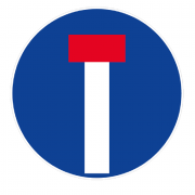 Panneau Parcours Voie Sans Issue – Signalisation Industrielle – Haute Résistance et Conforme ISO 701