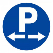 Panneau Parking dans les Deux Sens – Organisation Stationnement – Haute Visibilité