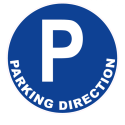 Panneau parking direction