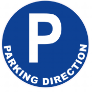 Panneau Parking Direction – Signalétique Orientation – Résistant et Conforme Normes ISO 7010