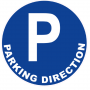 Panneau Parking Direction – Signalétique Orientation – Résistant et Conforme Normes ISO 7010