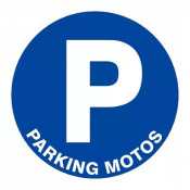 Panneau Parking Motos – Signalisation Obligatoire – Haute Visibilité