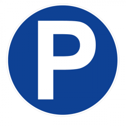 Panneau parking P