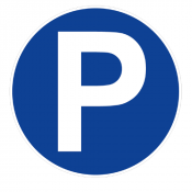 Panneau Parking P – Signalisation Clair et Durable – Conforme Normes ISO