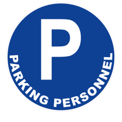 Panneau parking personnel