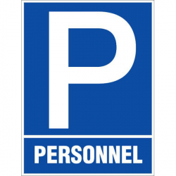Panneau parking personnel