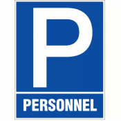 Panneau Parking Personnel – Signalétique Visible – Pose Rapide et Durable