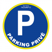 Panneau parking privé - Haute visibilité