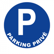 Panneau Parking Privé – Signalétique Stationnement – Résistant et Conforme Normes ISO 7010