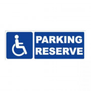 Panneau Parking Réservé Handicapés – Signalétique Réglementaire – Pose
