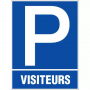 Panneau Parking Visiteurs – Signalétique Visible – Pose Rapide et Durable