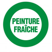Panneau Peinture Fraîche – Signalisation Claire – Durable Intérieur/Extérieur