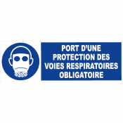 Panneau Protection Respiratoire Obligatoire – Sécurité Renforcée – PS Durable