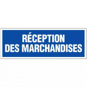 Panneau Réception des Marchandises – Signalisation Logistique Durable – Plastique Rigide Anti-UV