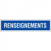 Panneau Renseignements – Signalisation d’Information Durable – Plastique Rigide Anti-UV