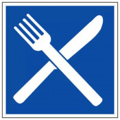 Panneau Restauration – Signalisation Espace Repas – Durable Intérieur/Extérieur